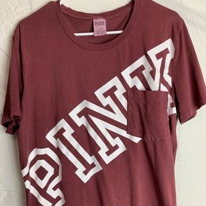 PINK maroon T-shirt